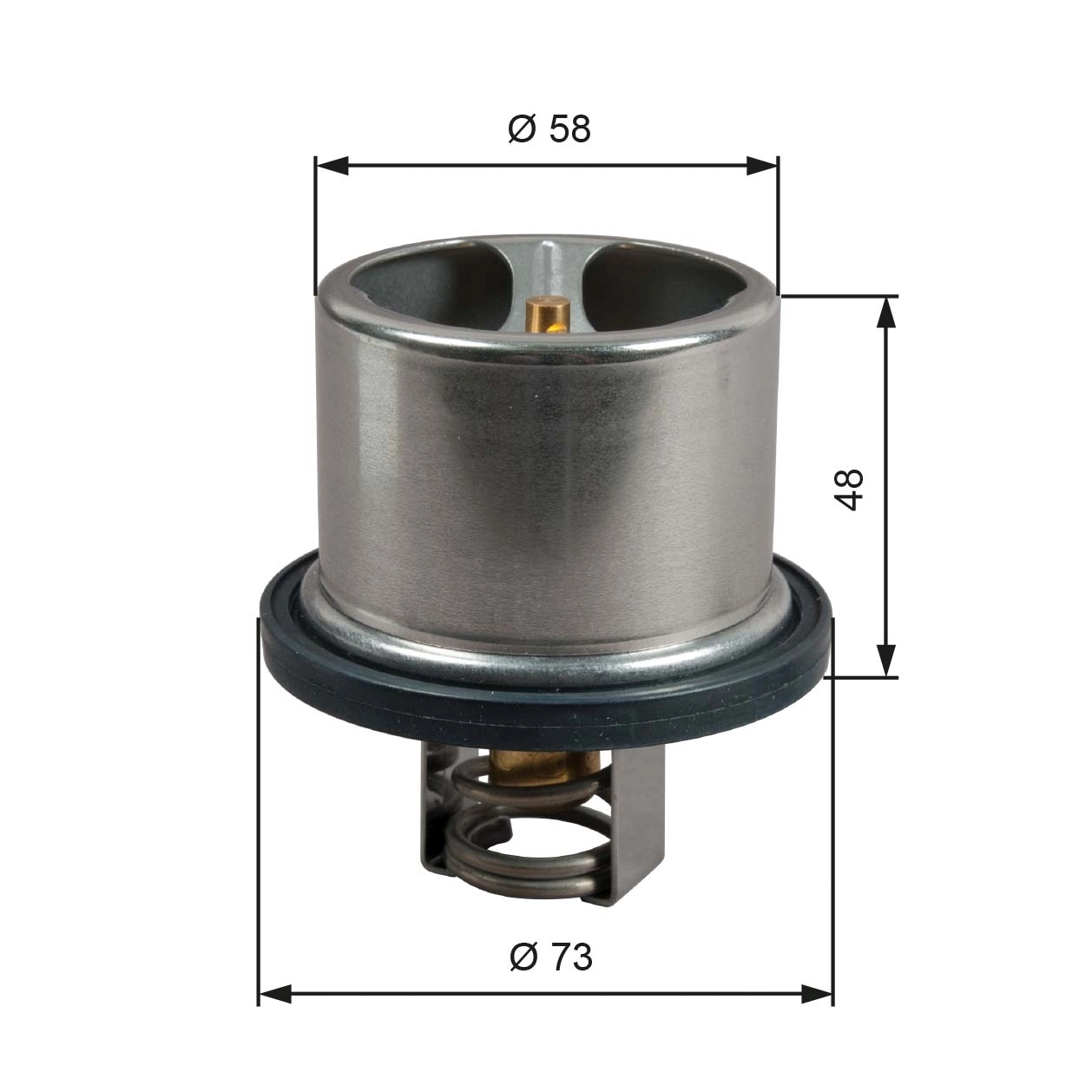 Termostaat, Jahutusvedelik GATES TH51785G1