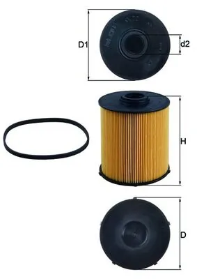 Kütusefilter KNECHT KX 70D