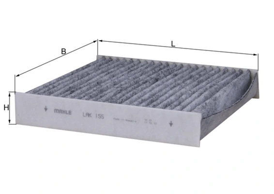 Filter, salongiõhk KNECHT LAK 155