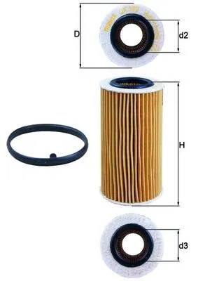 Õlifilter KNECHT OX 370D1