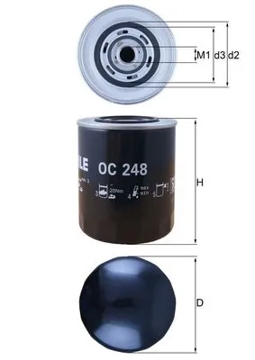 Õlifilter KNECHT OC 248