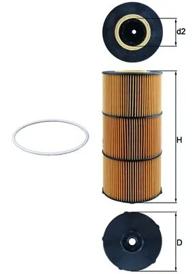 Õlifilter KNECHT OX 832D