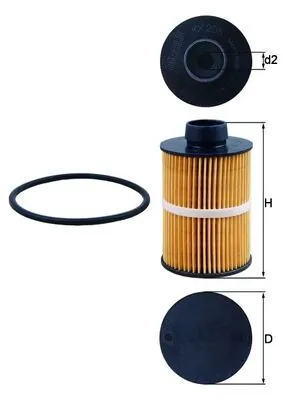 Kütusefilter KNECHT KX 208D