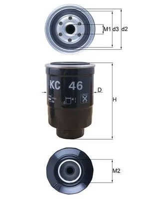Kütusefilter KNECHT KC 46