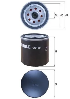 Õlifilter KNECHT OC 1051