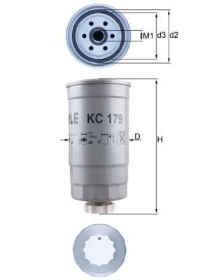 Kütusefilter KNECHT KC 179