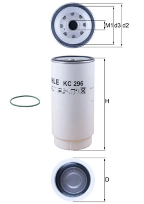 Kütusefilter KNECHT KC 296D