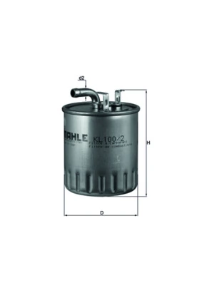 Kütusefilter KNECHT KL 100/2
