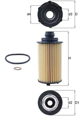 Õlifilter KNECHT OX 1310D
