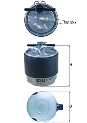 Kütusefilter KNECHT KL 440/41