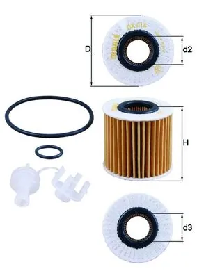 Õlifilter KNECHT OX 414D1