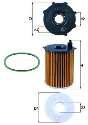 Õlifilter KNECHT OX 171/2D1