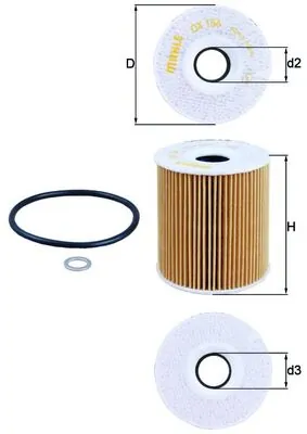 Õlifilter KNECHT OX 156D