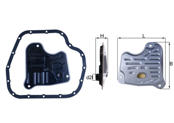 Hüdraulikafilter, automaatkäigukast KNECHT HX 284D
