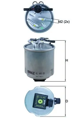 Kütusefilter KNECHT KL 440/39