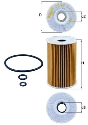Õlifilter KNECHT OX 388D