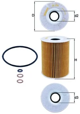 Õlifilter KNECHT OX 254D2