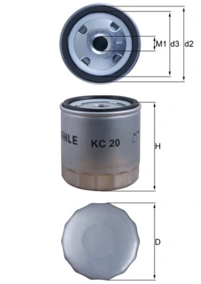 Kütusefilter KNECHT KC 20