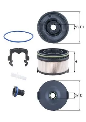 Kütusefilter KNECHT KX 568KIT