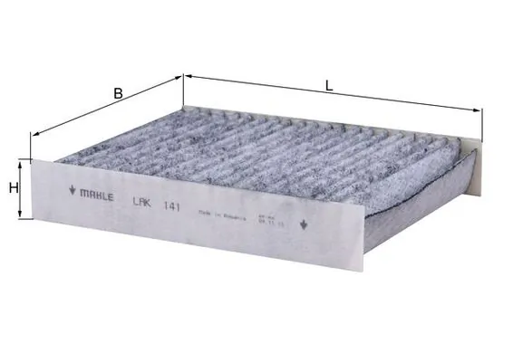 Filter, salongiõhk KNECHT LAK 141