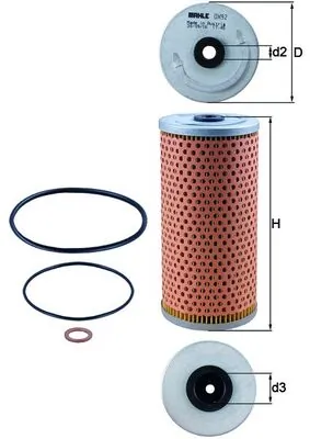Õlifilter KNECHT OX 92D