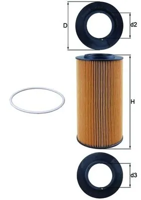 Õlifilter KNECHT OX 434D