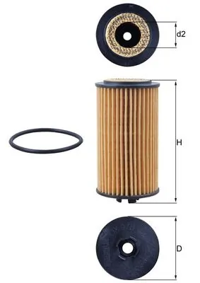 Õlifilter KNECHT OX 978D