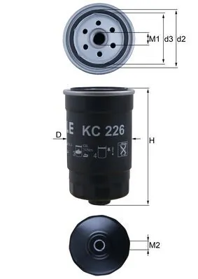 Kütusefilter KNECHT KC 226