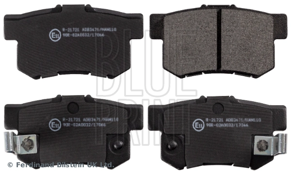 Piduriklotsi komplekt, ketaspidur BLUE PRINT ADH24247