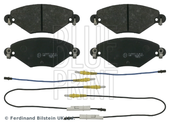 Piduriklotsi komplekt, ketaspidur BLUE PRINT ADP154246