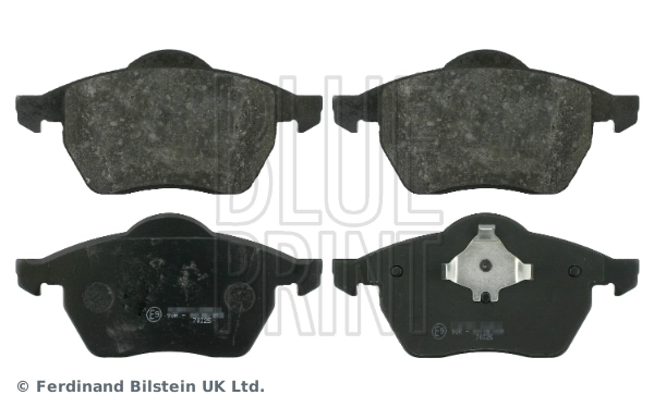 Piduriklotsi komplekt, ketaspidur BLUE PRINT ADF124235