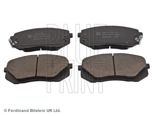 Piduriklotsi komplekt, ketaspidur BLUE PRINT ADG04278