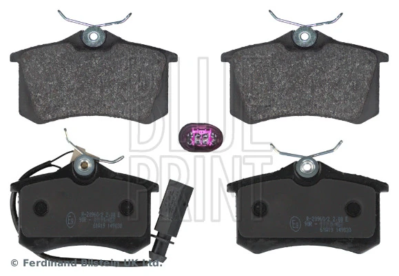 Piduriklotsi komplekt, ketaspidur BLUE PRINT ADV184240