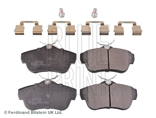 Piduriklotsi komplekt, ketaspidur BLUE PRINT ADT342208