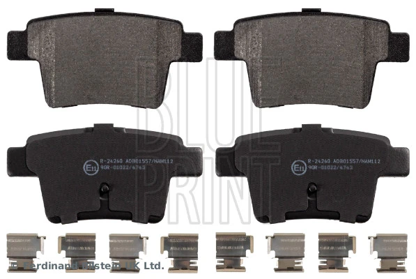 Piduriklotsi komplekt, ketaspidur BLUE PRINT ADJ134240