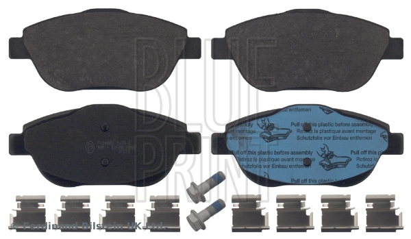 Piduriklotsi komplekt, ketaspidur BLUE PRINT ADP154208