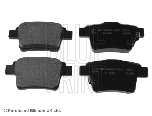 Piduriklotsi komplekt, ketaspidur BLUE PRINT ADG042120