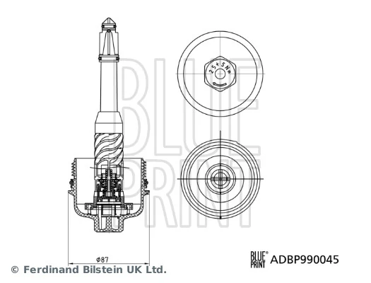 Kate, õlifiltrikonsool BLUE PRINT ADBP990045