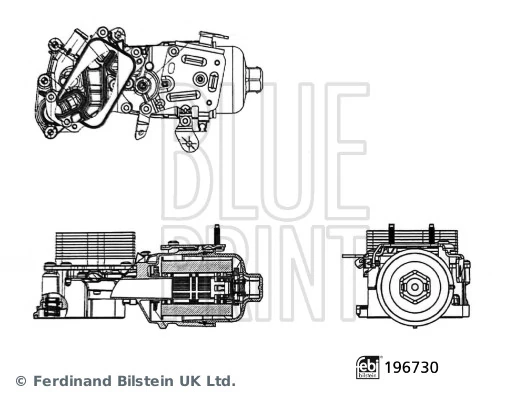 Korpus, õlifilter BLUE PRINT ADBP210219