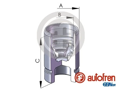 Kolvid, pidurisadul AUTOFREN SEINSA D02589