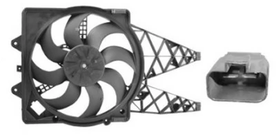 Ventilaator, mootorijahutus VAN WEZEL 1624749