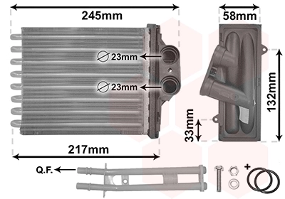 Soojusvaheti, salongiküte VAN WEZEL 17006350