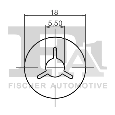 Stopper, ehis-/kaitseliist FA1 11-40132.5