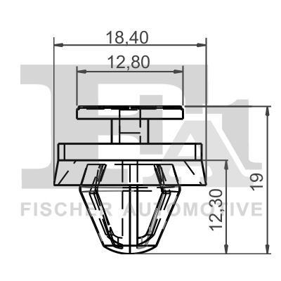 Stopper, ehis-/kaitseliist FA1 21-40031.25