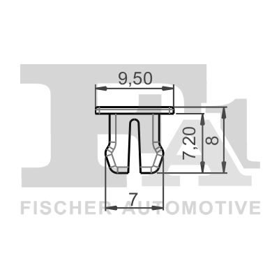 Stopper, ehis-/kaitseliist FA1 33-60005.5