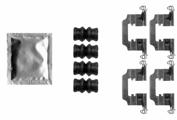 Lisakomplekt, ketaspiduriklotsid TEXTAR 82546800