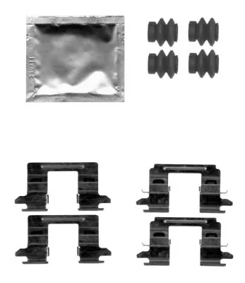 Lisakomplekt, ketaspiduriklotsid TEXTAR 82514600