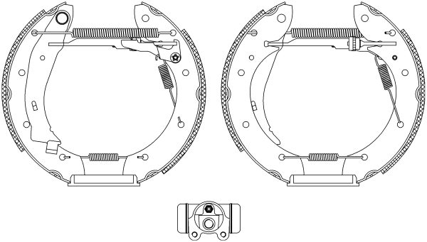Piduriklotside komplekt TEXTAR 84053900