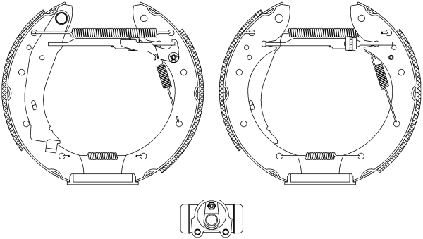 Piduriklotside komplekt TEXTAR 84053901
