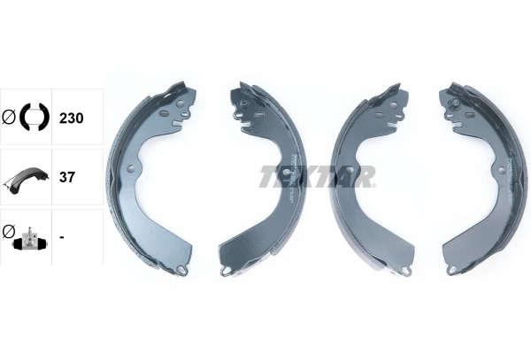Piduriklotside komplekt TEXTAR 91078400